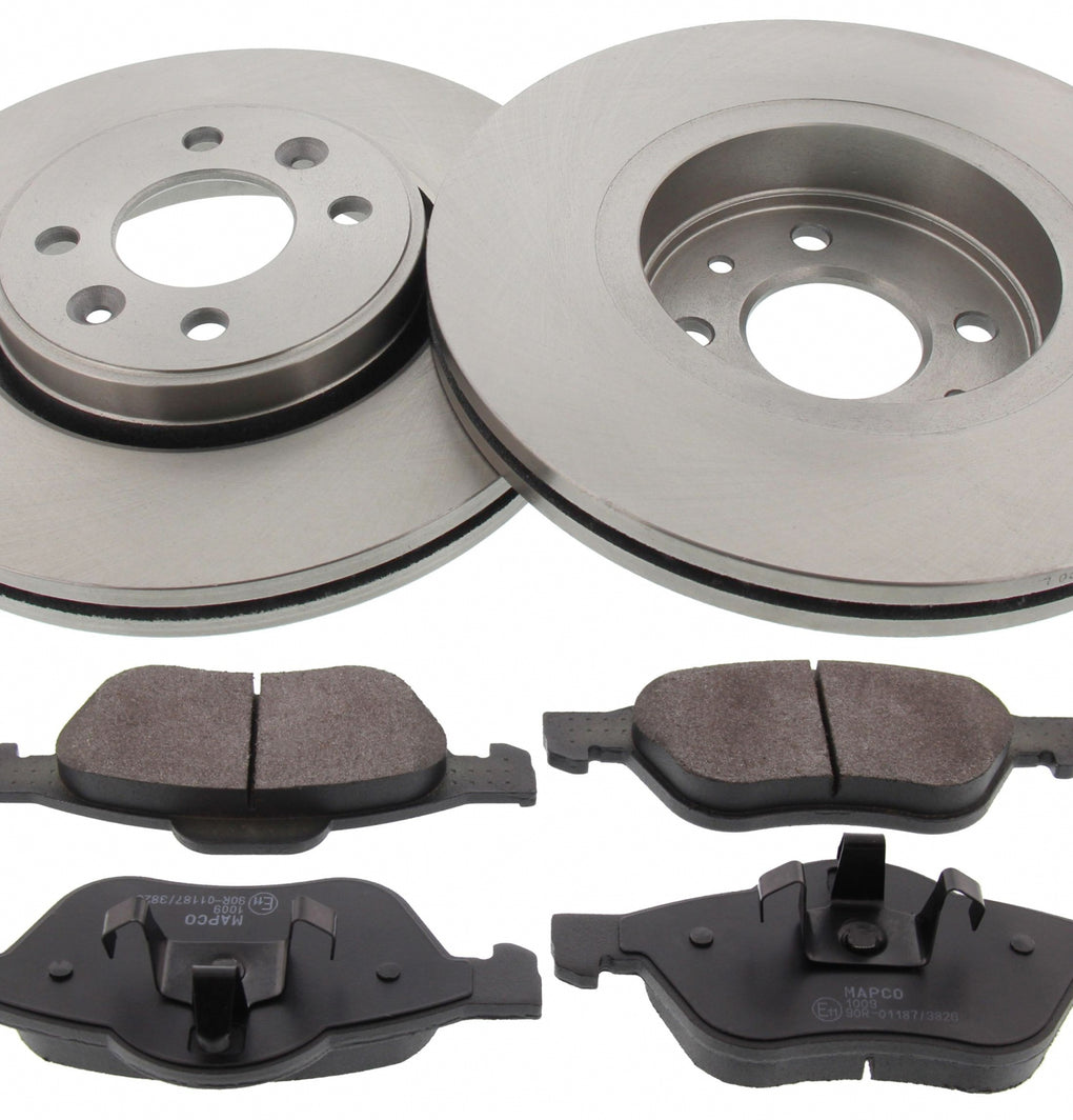 Front Brake Discs Pads Kit For RENAULT SCENIC, MEGANE