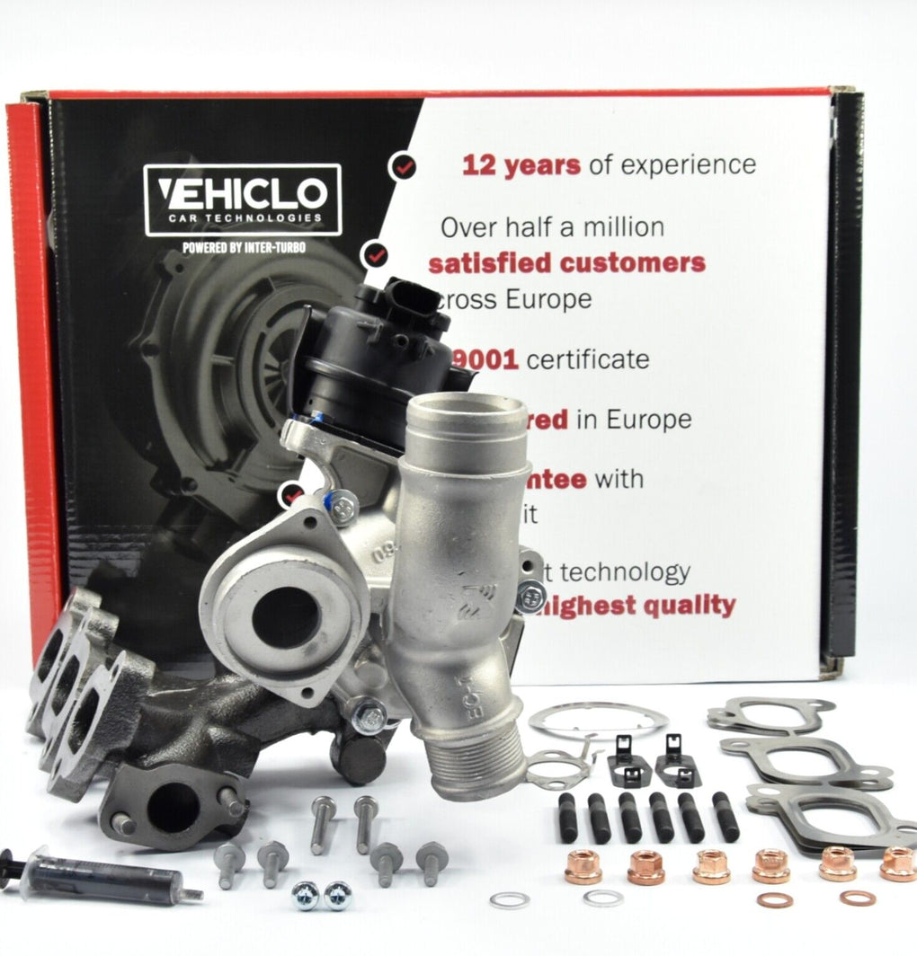 Turbocharger 04B253019G Audi Seat Skoda Volkswagen 1422 ccm 90 BHP + GASKETS
