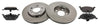 Front Brake Discs Pads Kit For AUDI A1, A2, A3, SEAT IBIZA, LEON, TOLEDO, SKODA FABIA, OCTAVIA, ROOMSTER, VW BORA, FOX, GOLF, POLO