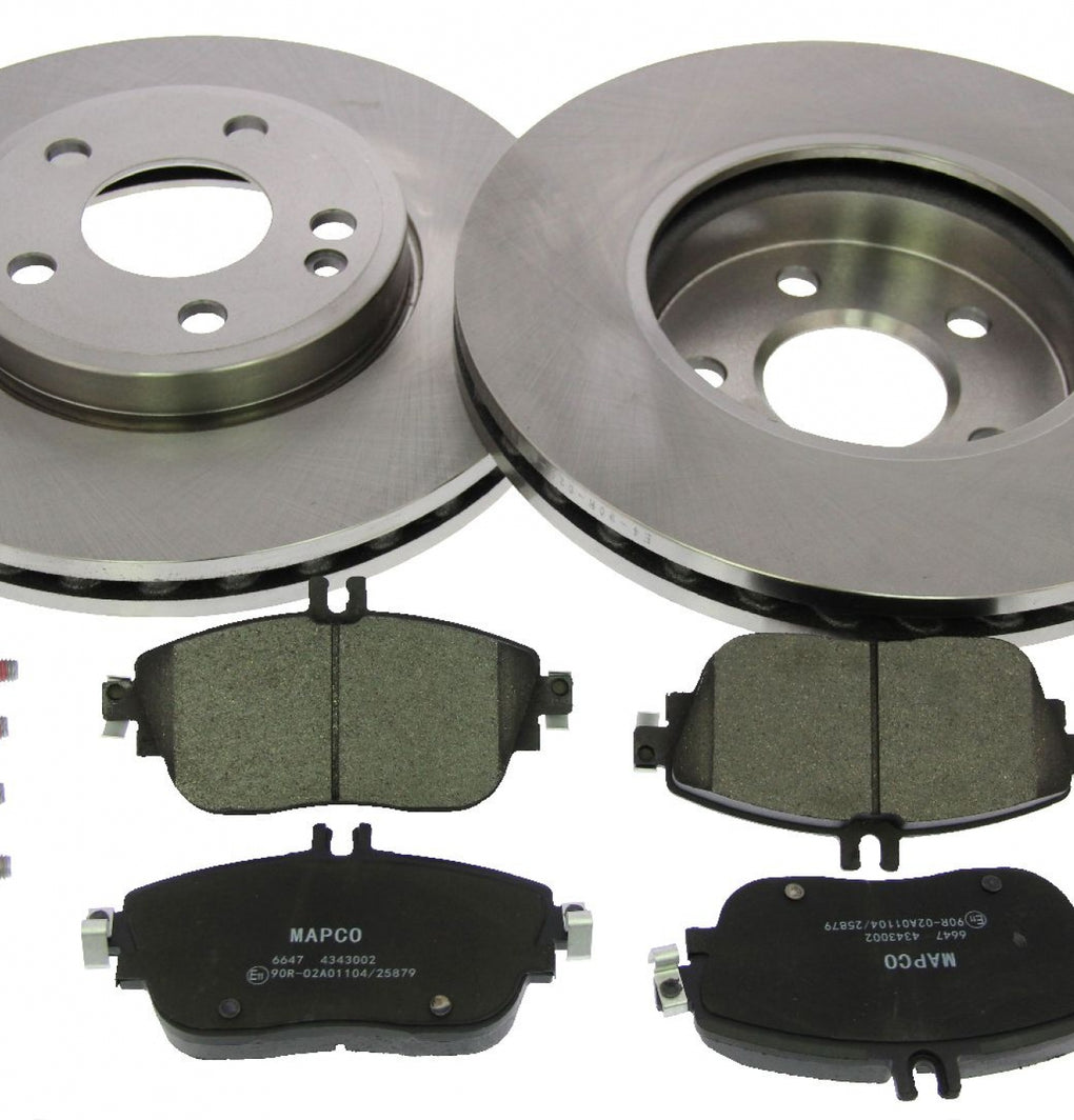 Front Brake Discs Pads Kit For MERCEDES-BENZ
