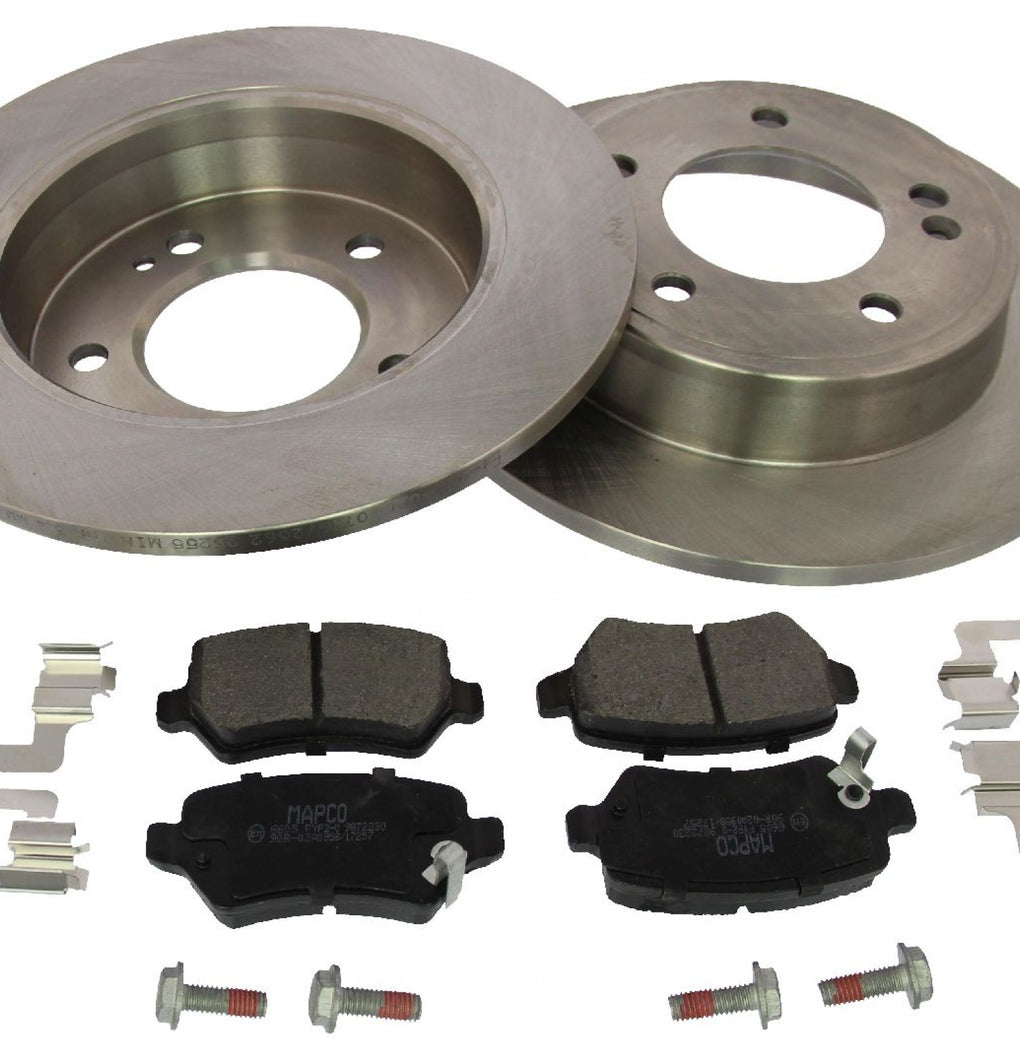 Rear Brake Discs Pads Kit For KIA CEE'D, PRO CEE'D