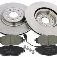 Front Brake Discs Pads Kit For SEAT LEON, SKODA KODIAQ, OCTAVIA, SUPERB, VW GOLF, PASSAT, TIGUAN