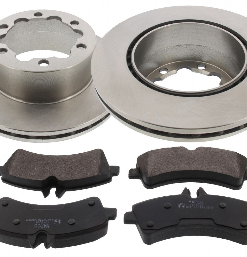 Rear Brake Discs Pads Kit For MERCEDES-BENZ SPRINTER, VW CRAFTER