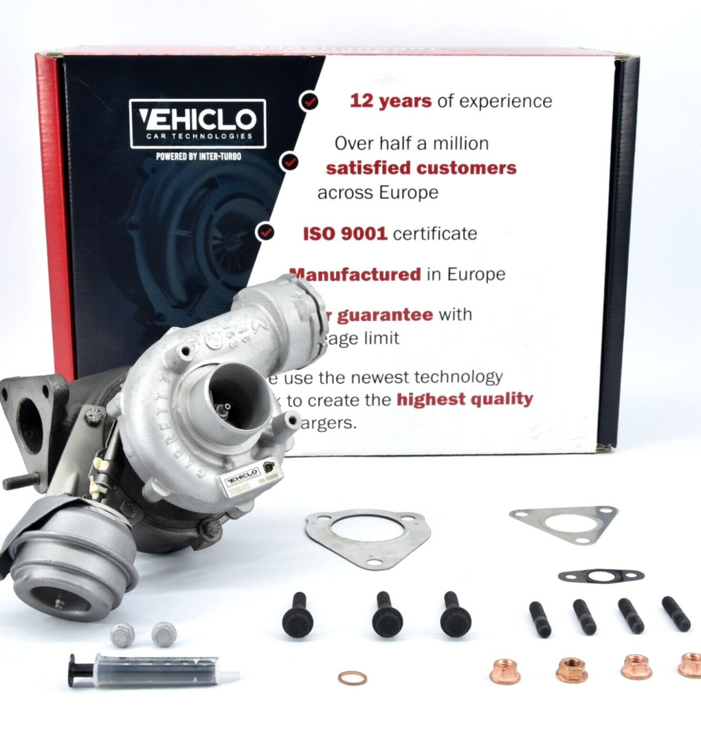 Turbocharger 717858 Audi Skoda Volkswagen 1.9 TDI 2.0 TDI 130BHP 140BHP GASKETS