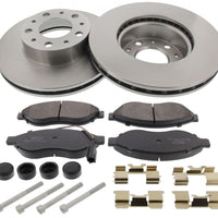 Front Brake Discs Pads Kit For CITROEN JUMPER, FIAT DUCATO, PEUGEOT BOXER