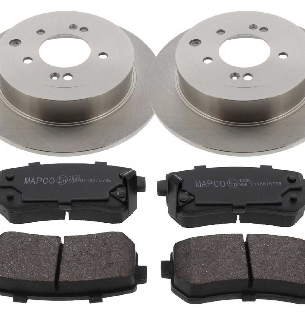 Rear Brake Discs Pads Kit For HYUNDAI TUCSON, KIA SPORTAGE