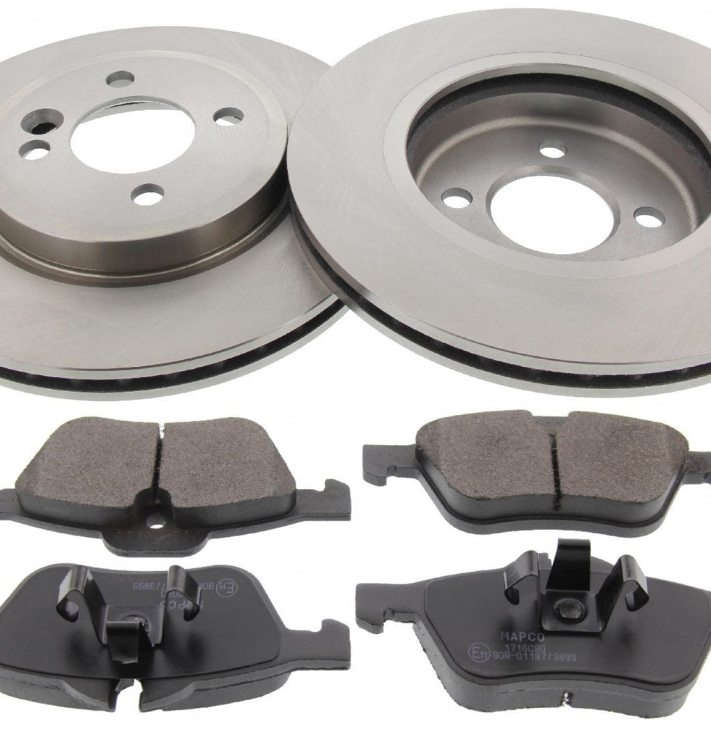 Front Brake Discs Pads Kit For MINI Cooper, Cooper S, One