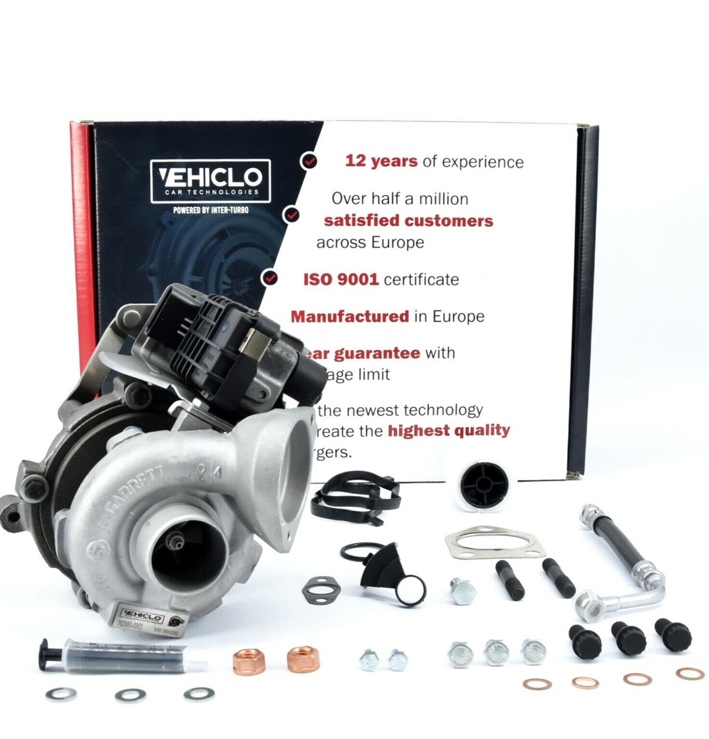 Turbocharger 762965-0002 BMW 520 d X3 1995 ccm 2.0 TDI 150 BHP 163 BHP + GASKETS
