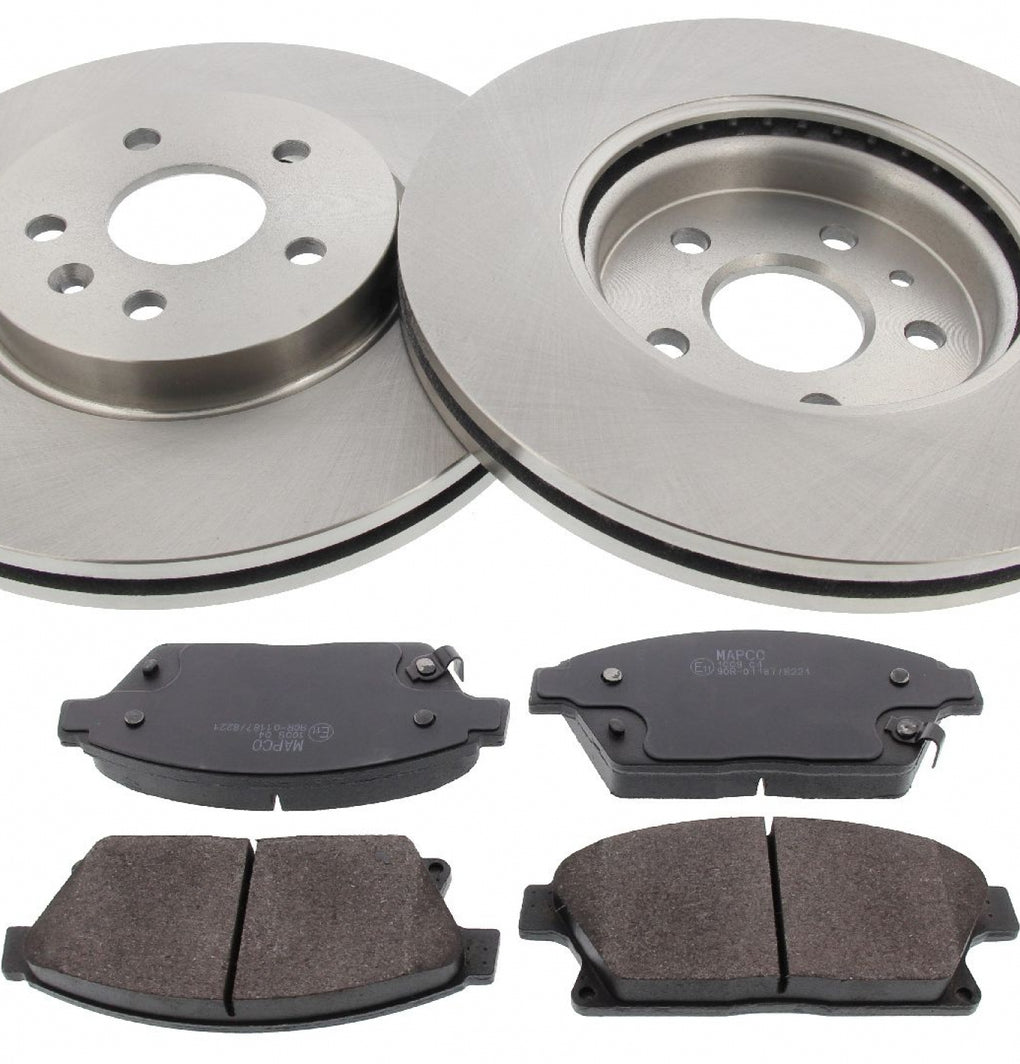 Front Brake Discs Pads Kit For VAUXHALL MOKKA, CHEVROLET TRAX