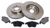 Front Brake Discs Pads Kit For FORD GALAXY, S-MAX, LAND ROVER FREELANDER, VOLVO S60, S80, V60, V70, XC70