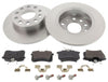 Rear Brake Discs Pads Kit For AUDI A3, SEAT LEON, TOLEDO, ALTEA, SKODA OCTAVIA, VW CADDY, GOLF, SCIROCCO