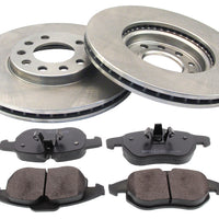 Front Brake Discs Pads Kit For VAUXHALL VECTRA, SIGNUM, SAAB 46090