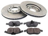 Front Brake Discs Pads Kit For VAUXHALL VECTRA, SIGNUM, SAAB 46090