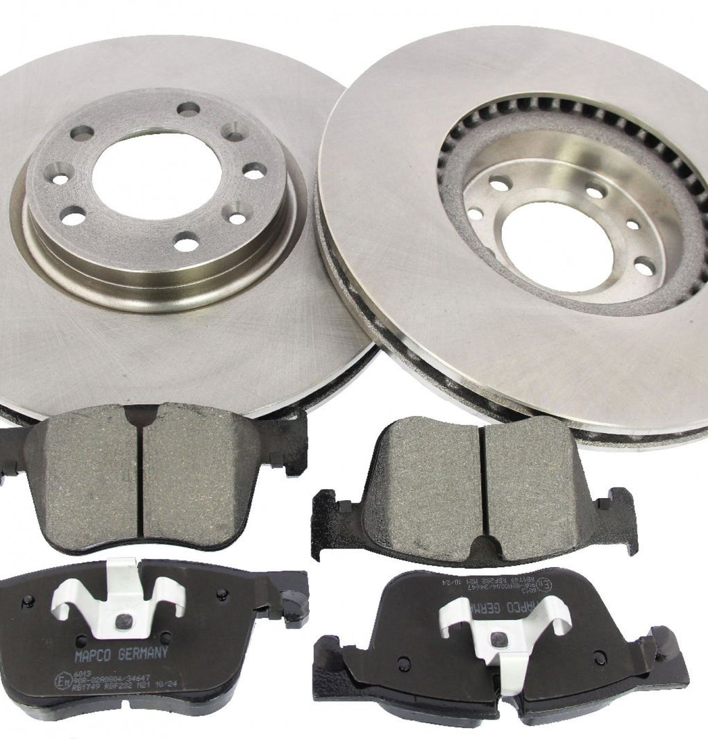 Front Brake Discs Pads Kit For CITROEN, VAUXHALL, PEUGEOT