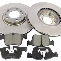 Front Brake Discs Pads Kit For CITROEN, VAUXHALL, PEUGEOT