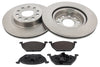 Front Brake Discs Pads Kit For AUDI A3, SEAT LEON, TOLEDO, ALTEA, SKODA OCTAVIA, YETI, VW CADDY, GOLF, JETTA