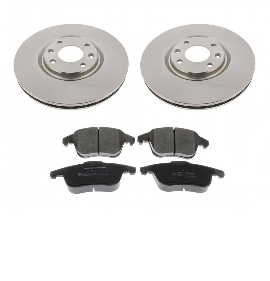 Front Brake Discs Pads Kit For CITROEN C4, DS DS 3 PEUGEOT 2008 208 VAUXHALL CORSA