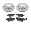 Rear Brake Discs Pads Kit For AUDI A3, CUPRA FORMENTOR, LEON, SKODA OCTAVIA, VW GOLF