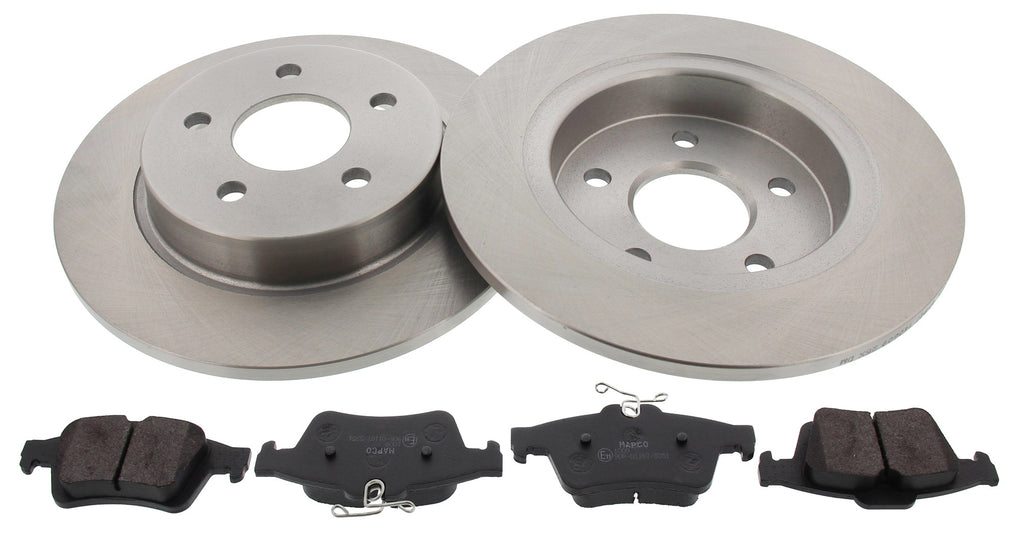Rear Brake Discs Pads Kit For FORD C-MAX, FOCUS