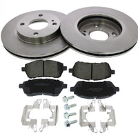 Front Brake Discs Pads Kit For FORD FIESTA VI