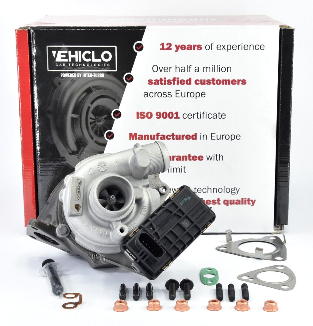 Turbocharger 752341 Jaguar S XF XJ 2.7 TDVi 2720 ccm 152 kW 207 BHP + GASKETS
