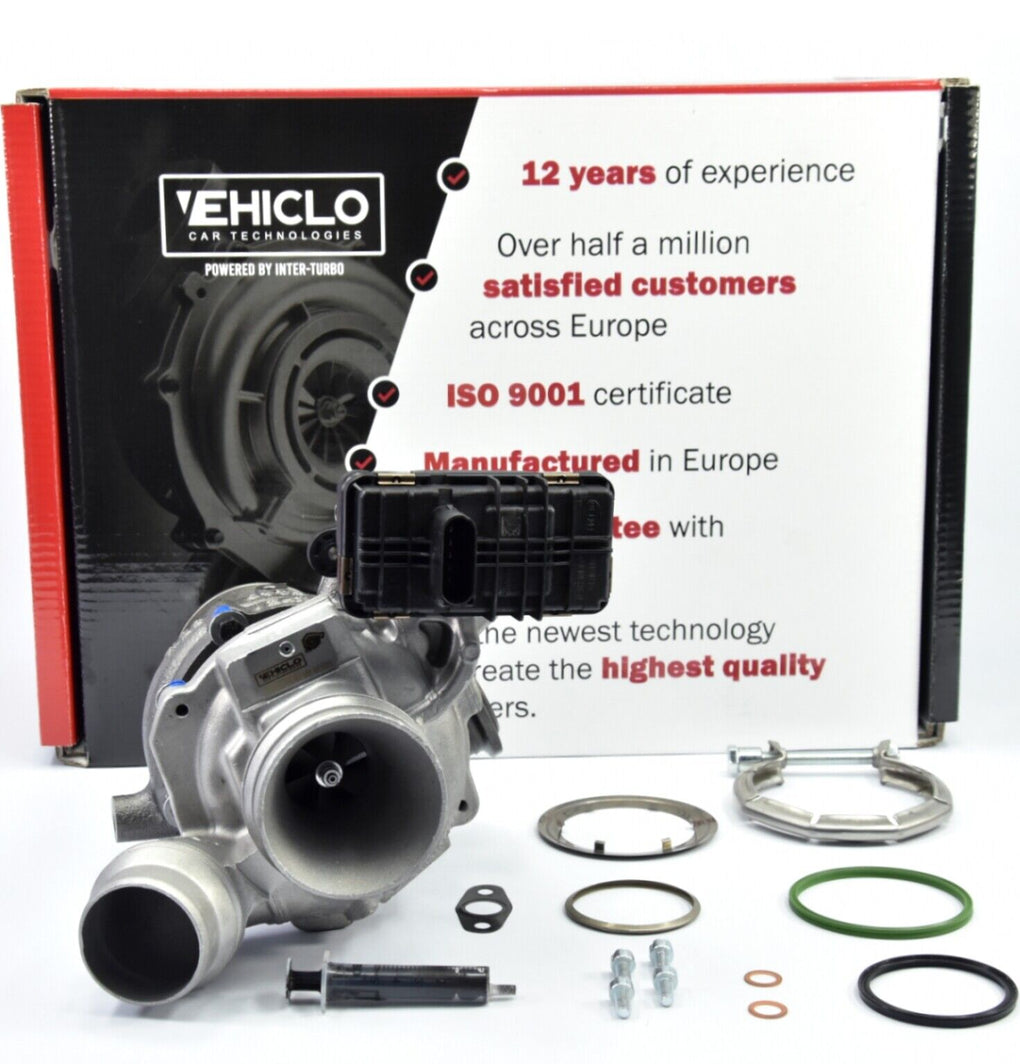 Turbocharger 54409700044 / 54409700042 BMW 118d 218d 318d 1995 ccm 140 kW 190 BHP + GASKETS