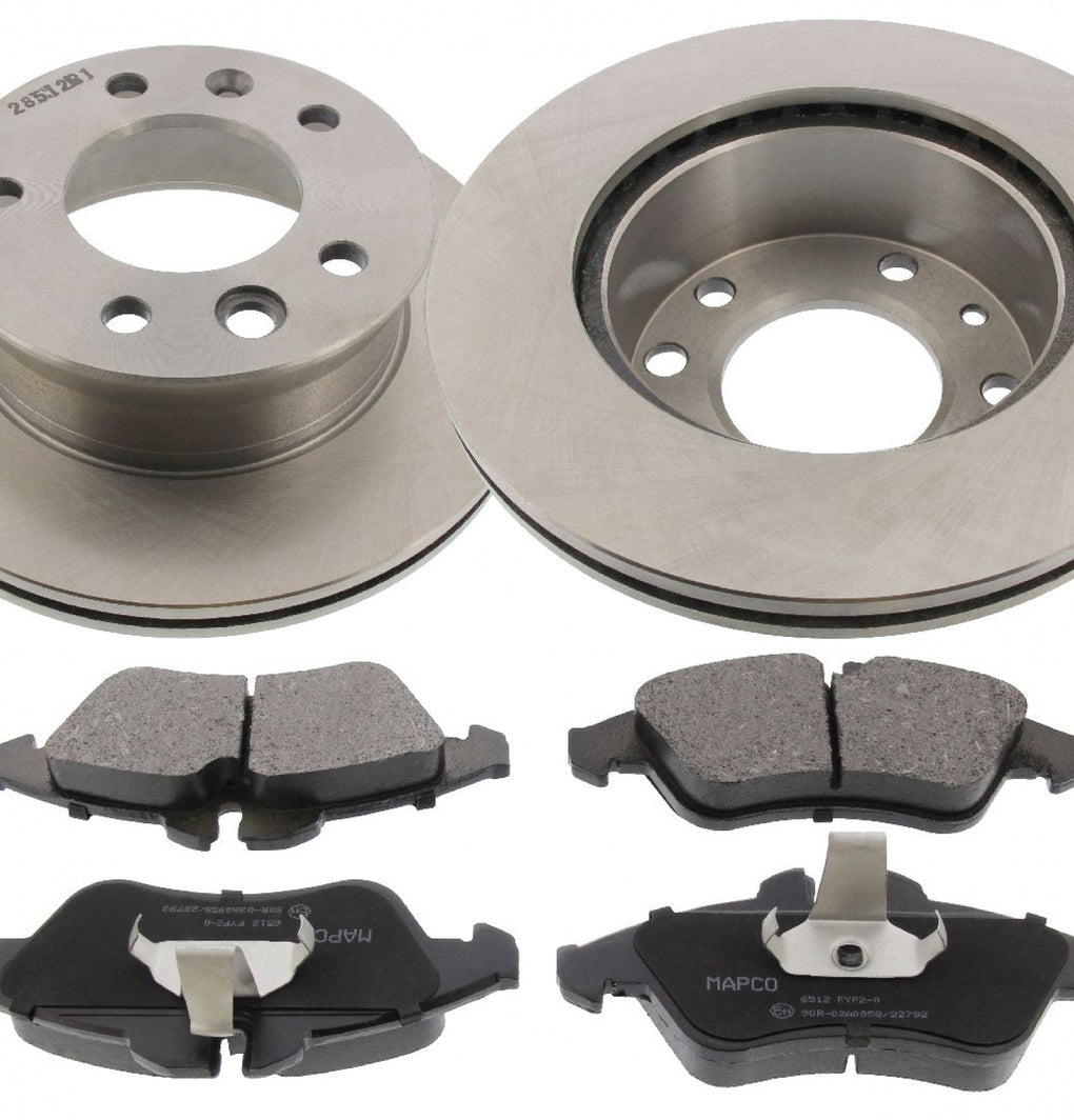 Front Brake Discs Pads Kit For MERCEDES-BENZ Sprinter VW LT