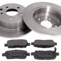 Rear Brake Discs Pads Kit For NISSAN QASHQAI, JUKE, NV200, PULSAR, SENTRA
