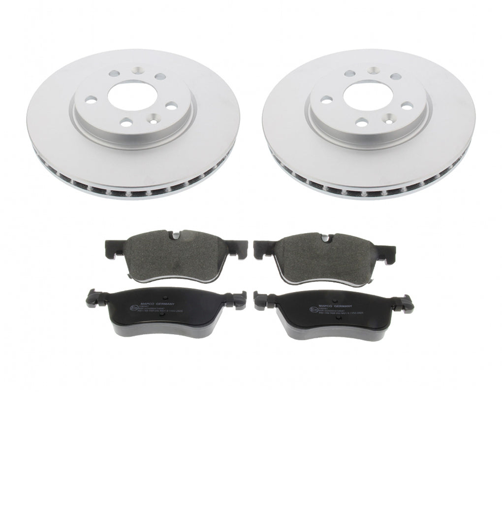 Front Brake Discs Pads Kit For MERCEDES-BENZ CITAN, T-CLASS, NISSAN QASHQAI, RENAULT KANGOO