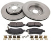 Front Brake Discs Pads Kit For HONDA CR-V III, IV