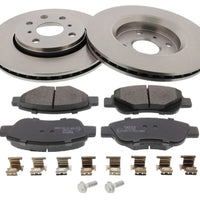 Front Brake Discs Pads Kit For CITROEN C1, PEUGEOT 107 TOYOTA AYGO