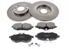 Front Brake Discs Pads Kit For CITROEN C2, C3