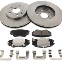 Front Brake Discs Pads Kit For VAUXHALL INSIGNIA, CHEVROLET MALIBU