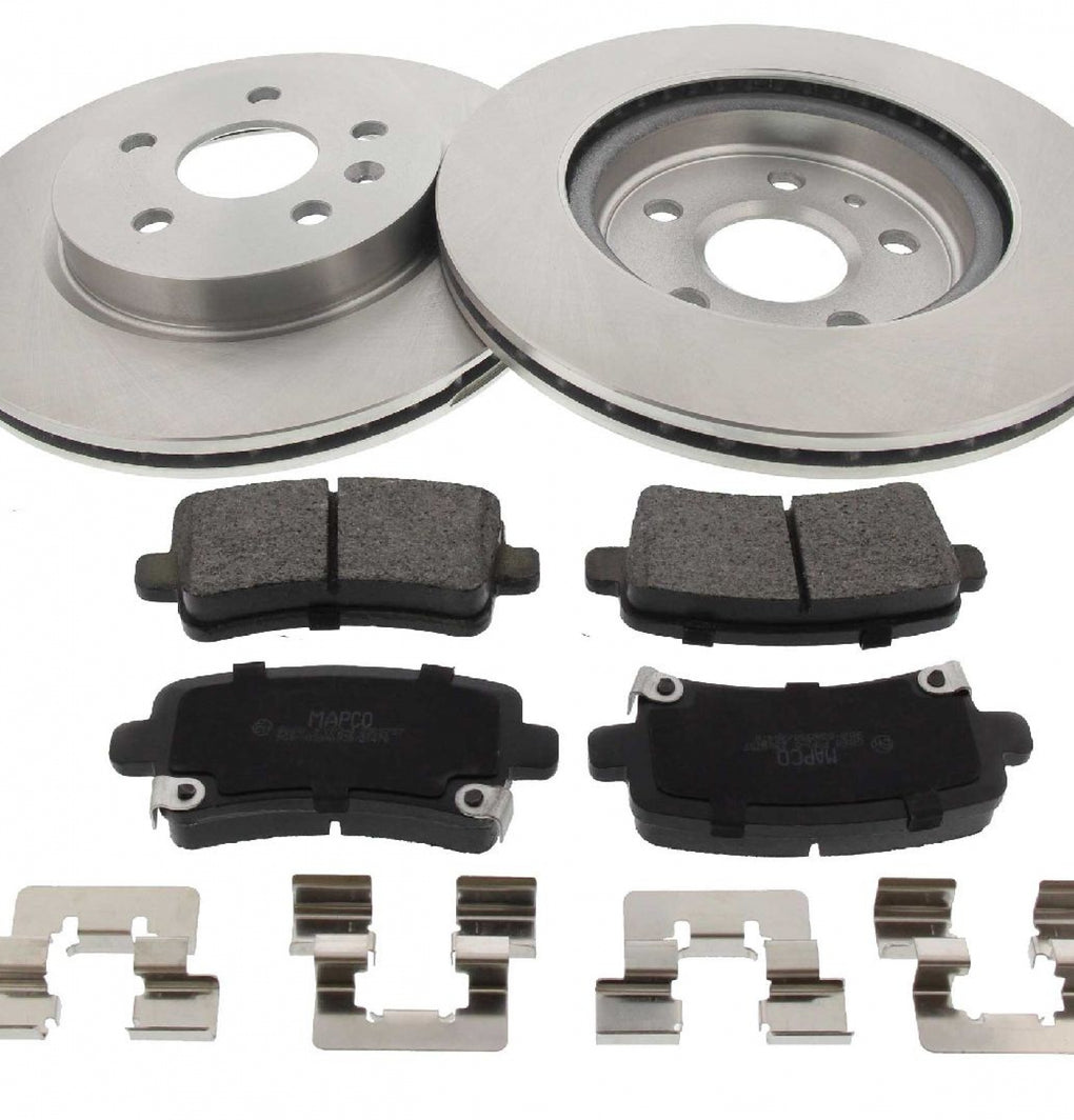 Rear Brake Discs Pads Kit For VAUXHALL INSIGNIA, CHEVROLET MALIBU, SAAB 46151