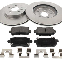 Rear Brake Discs Pads Kit For VAUXHALL INSIGNIA, CHEVROLET MALIBU, SAAB 46151