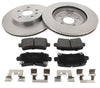 Rear Brake Discs Pads Kit For VAUXHALL INSIGNIA, CHEVROLET MALIBU, SAAB 46151