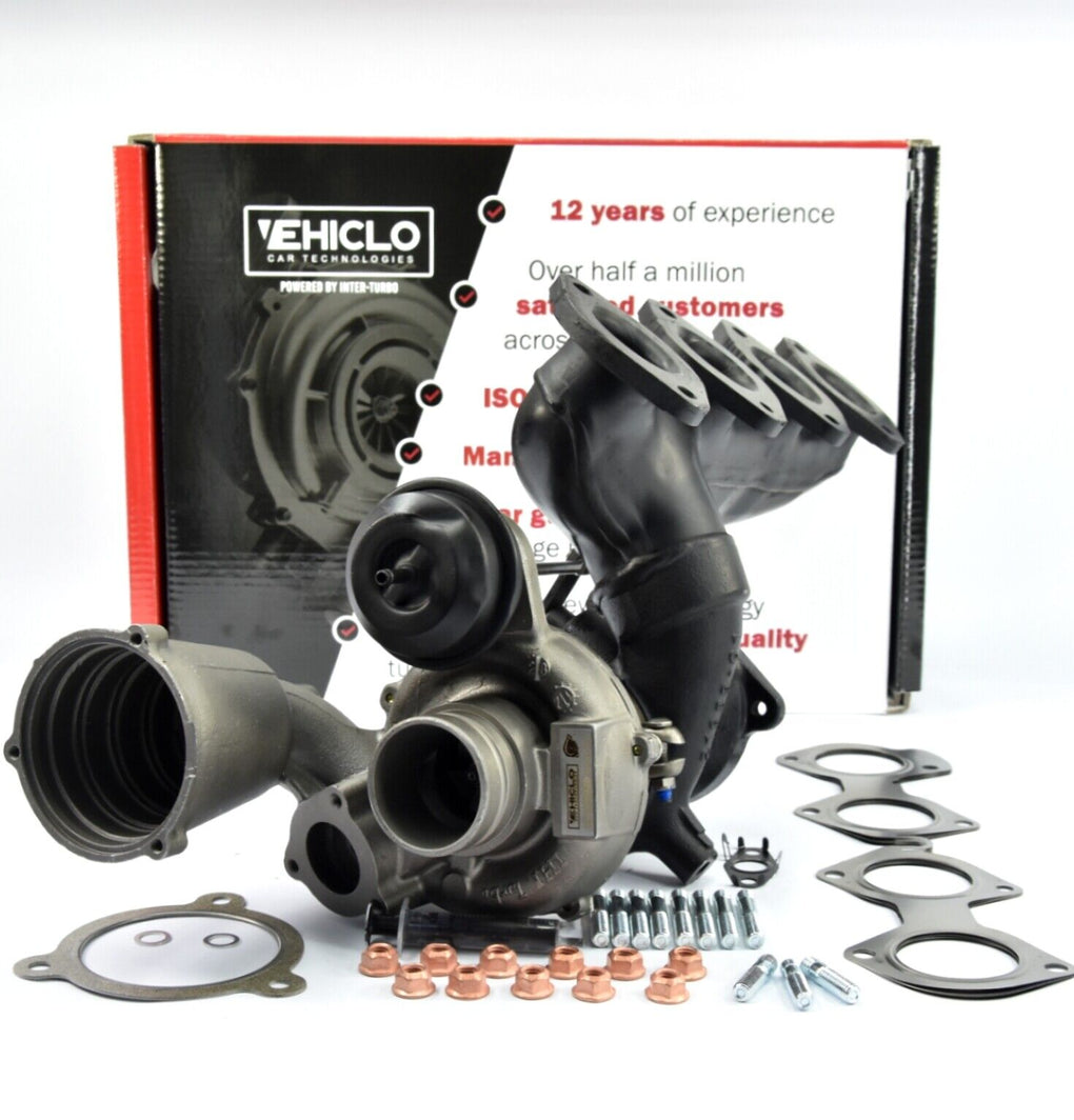Turbocharger AL0065 Mercedes C E SLK 1796 ccm 150 kW 204 BHP + GASKETS
