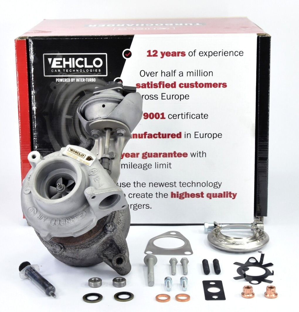 Turbocharger 756047 Citroën Peugeot 2.0 HDi 1997 ccm 100 kW 136 BHP + GASKETS