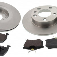 Front, Rear Brake Discs Pads Kit For SEAT LEON, TOLEDO, SKODA OCTAVIA, VW BORA, GOLF, NEW BEETLE