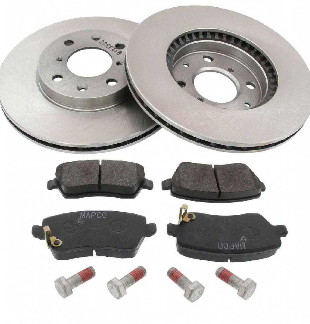 Front Brake Discs Pads Kit For VAUXHALL AGILA, SUZUKI SPLASH, SWIFT