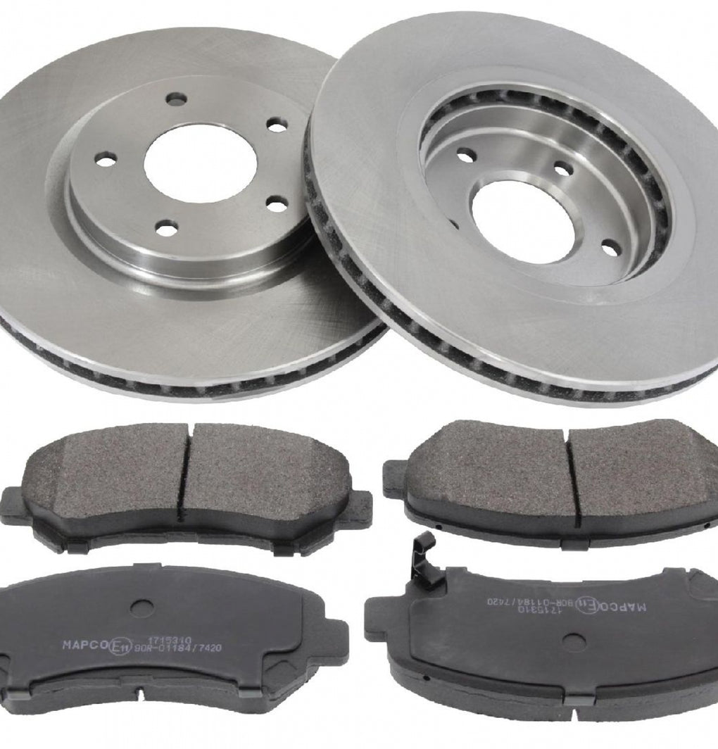 Front Brake Discs Pads Kit For NISSAN QASHQAI, RENAULT KOLEOS