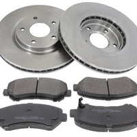 Front Brake Discs Pads Kit For NISSAN QASHQAI, RENAULT KOLEOS