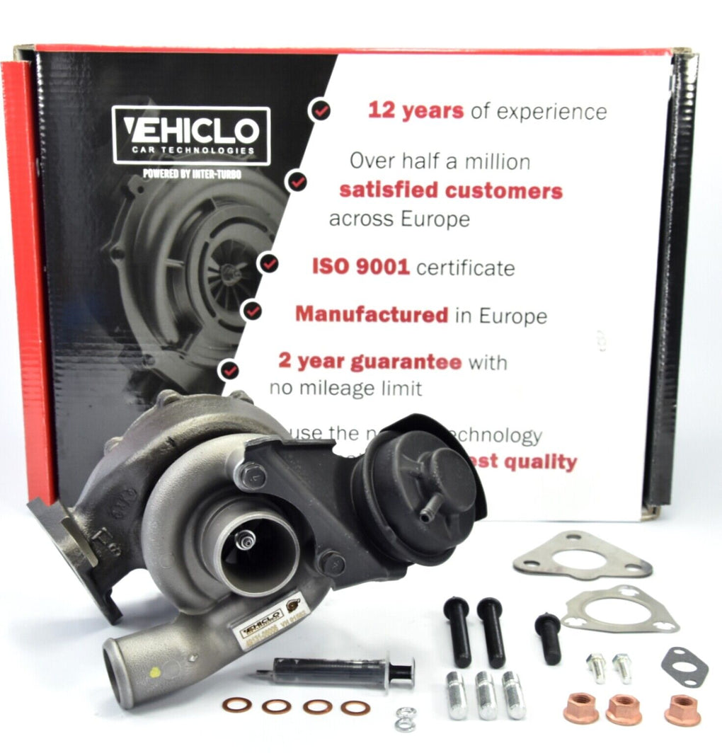 Turbocharger 49131-06006 Vauxhall 1.7 CDTI 1686 ccm 74 kW 100 BHP + GASKETS