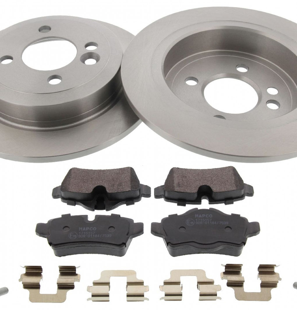 Rear Brake Discs Pads Kit For MINI MINI
