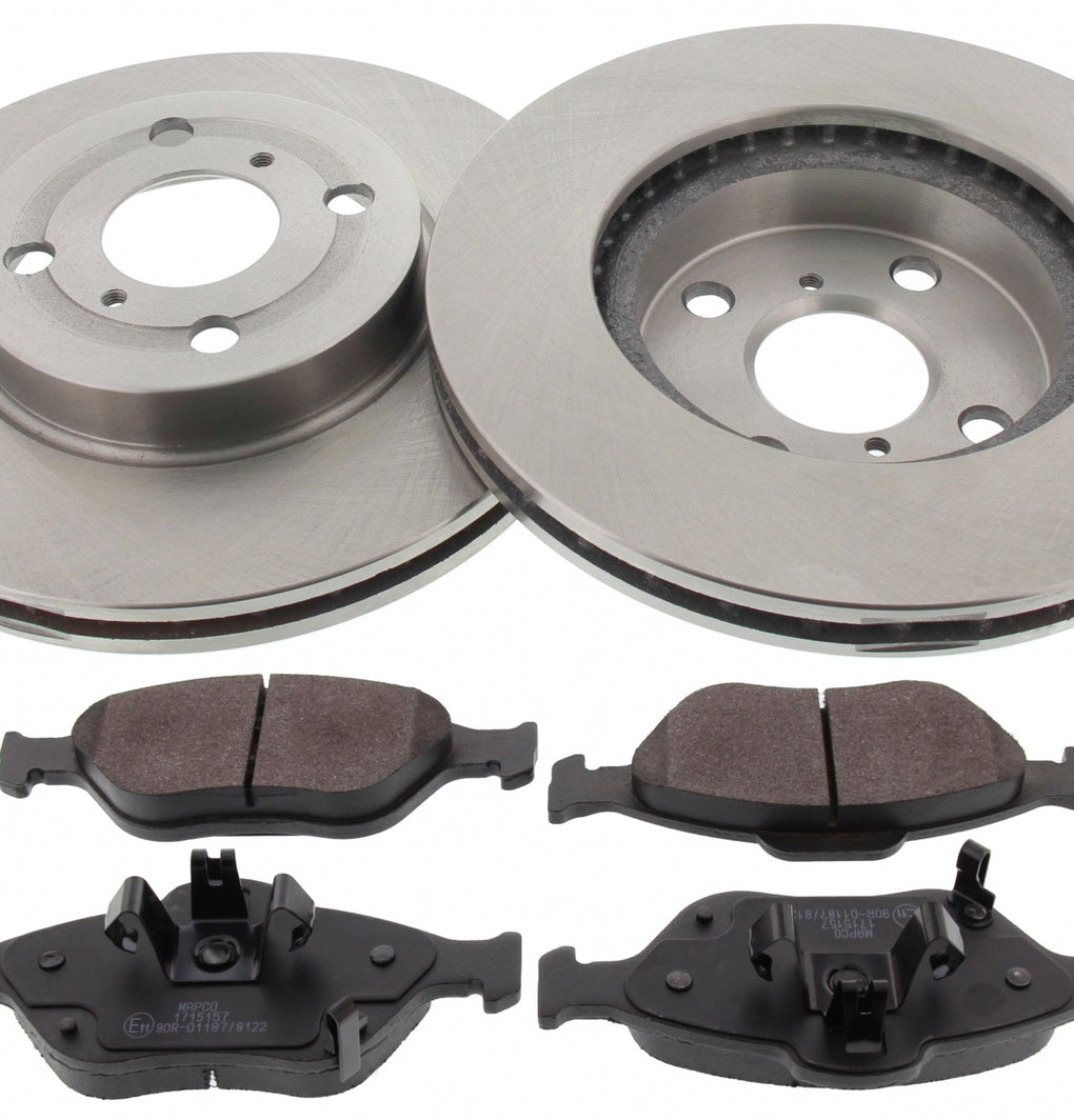 Front Brake Discs Pads Kit For TOYOTA YARIS, DAIHATSU CHARADE