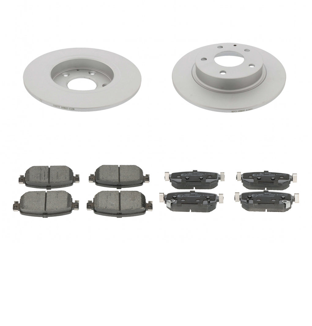 Rear Brake Discs Pads Kit For MAZDA 3 CX-3