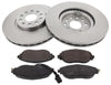 Front Brake Discs Pads Kit For SKODA KODIAQ, VW TIGUAN