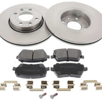 Front Brake Discs Pads Kit For DACIA LOGAN, NISSAN MICRA, NOTE, RENAULT CLIO, MODUS