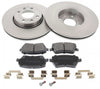 Front Brake Discs Pads Kit For DACIA LOGAN, NISSAN MICRA, NOTE, RENAULT CLIO, MODUS