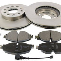 Front Brake Discs Pads Kit For AUDI A3 SEAT LEON SKODA OCTAVIA III VW GOLF VII